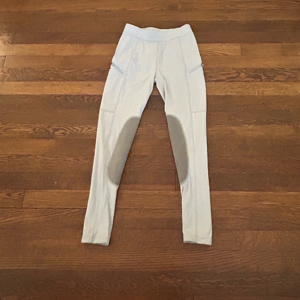 Grey horse riding pants.high quality